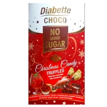 Diabette nas szaloncukor konyakmeggy trüffel étcsoki édesítőszerrel 220g