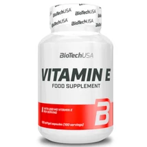 BioTechUSA Vitamin E 100 lágyzselatin kapszula BioTechUSA Vitamin E 100 lágyzselatin kapszula