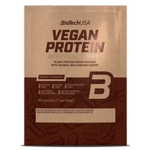 BiotechUSA Vegan Protein, fehérje vegánoknak 25g  kávé BiotechUSA Vegan Protein, fehérje vegánoknak 25g  kávé