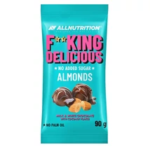 Allnutrition Fitking Delicious Almonds fehércsokoládé kókuszreszelékkel 90g