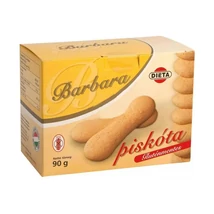 Barbara gluténmentes tejmentes Piskóta 90g