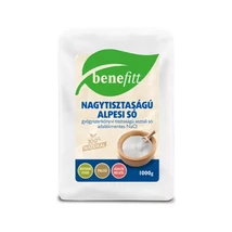 BENEFITT Nagytisztaságú Alpesi só 1000g BENEFITT Nagytisztaságú Alpesi só 1000g