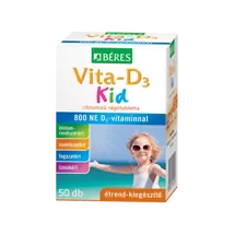 Béres Vita-D3 Kid 800ne Étrendkiegészítő Rágótabletta 50x