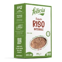 Felicia Bio barnarizs farfalle gluténmentes tészta 250 g Felicia Bio barnarizs farfalle gluténmentes tészta 250 g