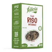Felicia Bio barnarizs fusilli gluténmentes tészta 250 g Felicia Bio barnarizs fusilli gluténmentes tészta 250 g
