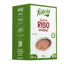 Felicia Bio barnarizs tagliatelle gluténmentes tészta 250 g Felicia Bio barnarizs tagliatelle gluténmentes tészta 250 g