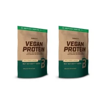 BioTechUSA Vegan Protein, fehérje vegánoknak 2x500g vaníliás sütemény