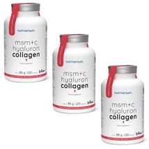 Nutriversum WSHAPE MSM+C Hyaluron Collagen 3x120 kapszula