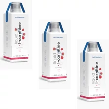 Nutriversum Flow L-Carnitine liquid 3x500ml málna