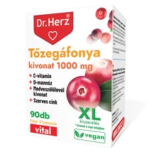 Dr. Herz Tőzegáfonya kivonat 1000 mg XL 90 kapsz