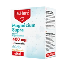 DR Herz Magnézium Supra 400mg + Szerves Cink 60 db kapszula