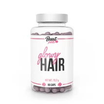 GymBeam Beast Pink Glowy Hair 90 kapszula