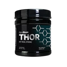 GymBeam Thor edzés előtti stimuláns 210g lemon lime GymBeam Thor edzés előtti stimuláns 210g lemon lime