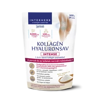 Interherb Kollagén&Hyaluronsav Porcépítő italpor INTENSE Natúr 300g/29 adag