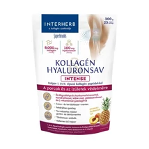 Interherb Kollagén&Hyaluronsav Porcépítő italpor INTENSE Ananász-Őszib.ízű 300g