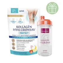 Interherb Kollagén&Hyaluronsav italpor PROTECT 290g + ajándék Shaker