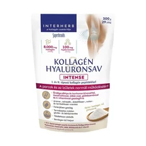 Interherb Kollagén&Hyaluronsav Porcépítő italpor INTENSE Natúr 300g/29 adag