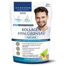 Interherb Kollagén&Hyaluronsav italpor FOR MEN Gyömbér-Lime ízű 396g/33 adag