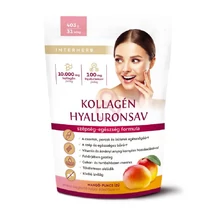 Interherb Kollagén&Hyaluronsav italpor Mangó-Puncs ízű 403g