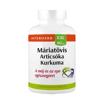 Interherb XXL Máriatövis & Articsóka & Kurkuma tabletta 90db