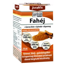 JutaVit Fahéj+ Króm+Gyömbér+Kapormag filmtabletta 120 db JutaVit Fahéj+ Króm+Gyömbér+Kapormag filmtabletta 120 db