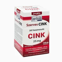 JutaVit Szerves Cink 25mg 100 tabletta