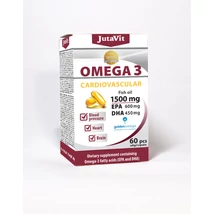 JutaVit Omega-3 Cardiovascular 1500mg 60x É-K. JutaVit Omega-3 Cardiovascular 1500mg 60x É-K.