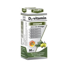JutaVit D3-vitamin cseppek Extra szűz olivaolajjal 1000NE 30ml JutaVit D3-vitamin cseppek Extra szűz olivaolajjal 1000NE 30ml