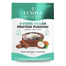 Luxoya 9-Fiber Vegan Protein Pudding Creamy And Tasty 45g - Rum-Coconut Flavour