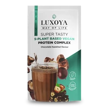 Luxoya Super Tasty 5-plant based VEGAN Protein Complex 30g - Chocolate-Hazelnut flavour