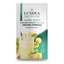 Luxoya Super Tasty 5-plant based VEGAN Protein Complex 30g - Kiwi-Banana flavour Luxoya Super Tasty 5-plant based VEGAN Protein Complex 30g - Kiwi-Banana flavour