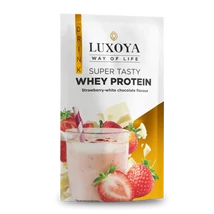 (Sz) Luxoya Super Tasty Whey Protein 30g - Strawberry-White chocolate flavour