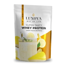 Luxoya Whey Protein Citromos sajttorta ízű fehérje italpor 450g zacskós