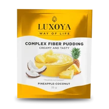 Luxoya Complex Fiber Pudding Creamy and Tasty 35g - Pineapple-Coconut