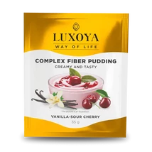 Luxoya Complex Fiber Pudding Creamy and Tasty 35g - Vanilla-Cherry