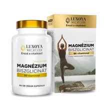 Luxoya FULLY REACTED - Magnéziumot, B6-vitamint, fekete bors kivonatot tartalmazó étrend-kiegészítő készítmény - 60db