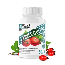 Natur Tanya® Szerves C Ultra - 1500 mg Retard C-vitamin, csipkebogyó kivonattal titán-dioxid mentes formula Natur Tanya® Szerves C Ultra - 1500 mg Retard C-vitamin, csipkebogyó kivonattal titán-dioxid mentes formula