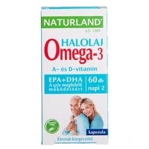 Naturland Omega-3 Halolaj kapszula 60x