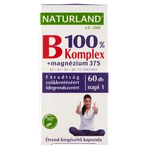 Naturland B 100% komplex + Magnézium 375 kapszula 60x