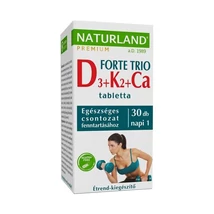 Naturland Prémium D3 + K2 + Ca forte trio 30x