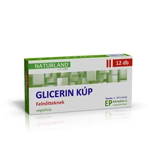 Naturland Glicerin kúp felnőtteknek 2500mg 12x
