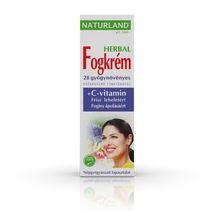 Naturland Herbal 28 gyógynövényes fogkrém + C-vitamin 100 ml