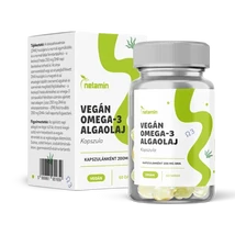 Netamin Vegán Omega-3 Algaolaj kapszula 60x