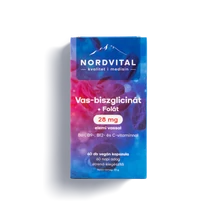 Nordvital Vas-biszglicinát 60 db vegán kapszula