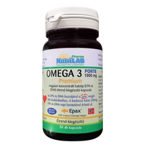 NutriLAB Omega 3 Premium FORTE 1000 mg 30x