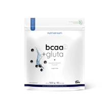 Nutriversum BCAA+GLUTA 500g fekete ribizli Nutriversum BCAA+GLUTA 500g fekete ribizli