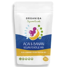 Organiqa Superfoods Bio Vegán acai-banán fehérje 200g Organiqa Superfoods Bio Vegán acai-banán fehérje 200g