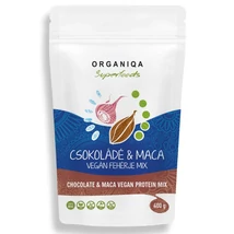 Organiqa Superfoods Bio Vegán csoki-maca fehérje 400g