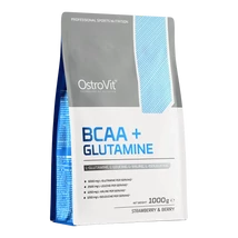 OstroVit BCAA + Glutamine 1000 g eper-bogyós gyümölcs