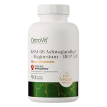 OstroVit KSM-66 Ashwagandha® + Magnesium + B6 P-5-P VEGE 90 kapsz.